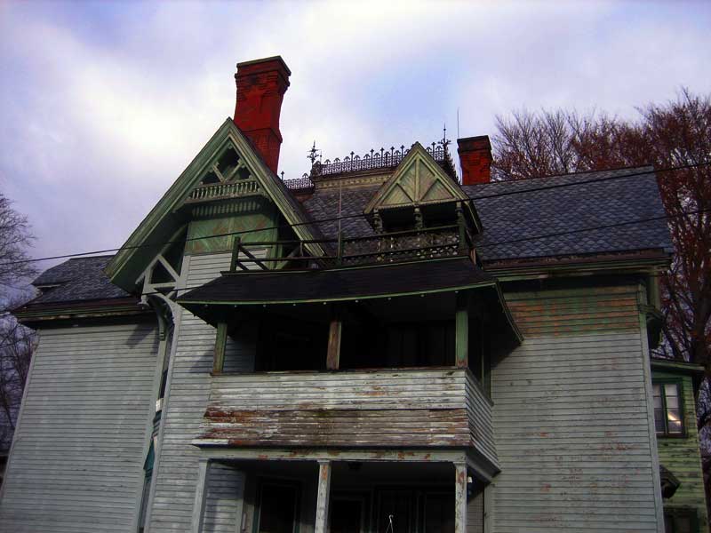 West side of house