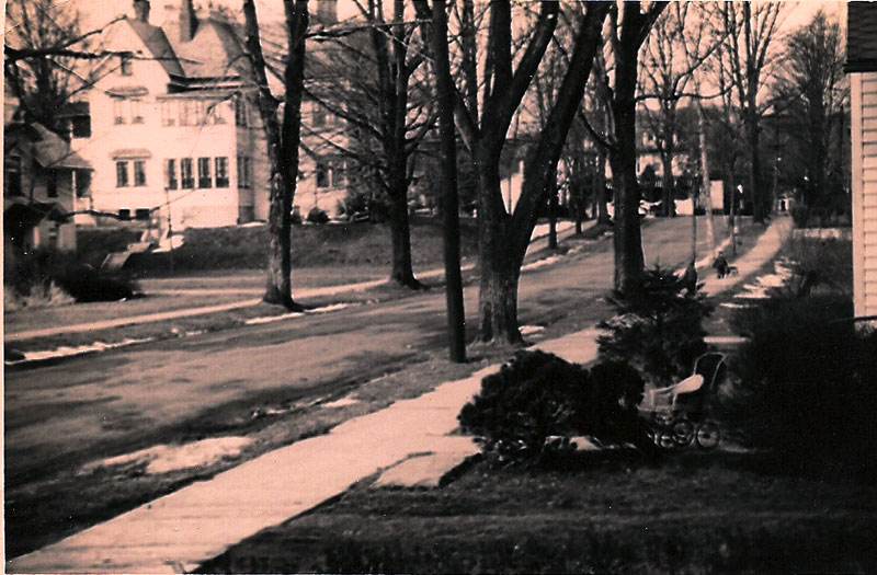 1950 photo showing back of 208 Chemung street house